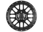 ICON 1220908150SB Alpha 20x9 8x170 0mm Offset 5in BS 125.2mm Bore Satin Black Wheel