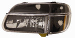 ANZO 111039 1995-2001 Ford Explorer Crystal Headlights Black