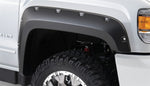 Bushwacker 40967-02 15-18 GMC Sierra 2500 HD Pocket Style Flares 4pc 78.8/97.6in Bed - Black