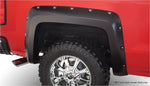 Bushwacker 40116-02 15-18 Chevy Silverado 2500 HD Fleetside Pocket Style Flares 2pc 78.8/97.8in Bed - Black