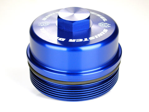 Sinister Diesel SD-BCK-6.0 03-07 Ford 6.0L Billet Blue Cap Kit