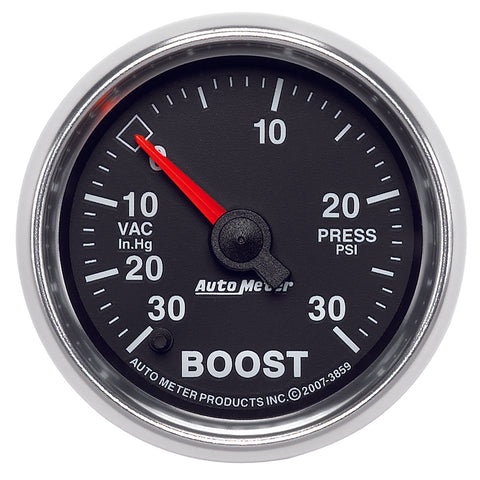 AutoMeter 3859 GS 30inhg-30PSI Digital Vac/Boost Gauge