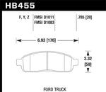 Hawk Performance HB455Z.785 Ceramic Street Brake Pads