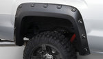 Bushwacker 40968-02 15-18 GMC Sierra 2500 HD Boss Pocket Style Flares 4pc 78.8/97.6in Bed - Black