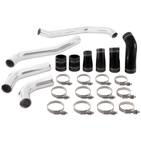 Mishimoto MMICP-F35T-17HP 2017+ Ford F150 3.5L EcoBoost Hot-Side Intercooler Pipe Kit - Polished