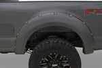 Bushwacker 20942-82 17-18 Ford F-250 Super Duty Pocket Style Flares 4pc - Shadow Black