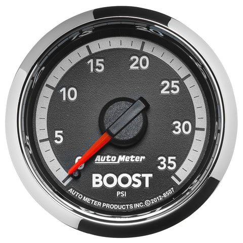 AutoMeter 8507 Gen4 Dodge Factory Match 52.4mm Mechanical 0-35 PSI Boost Gauge