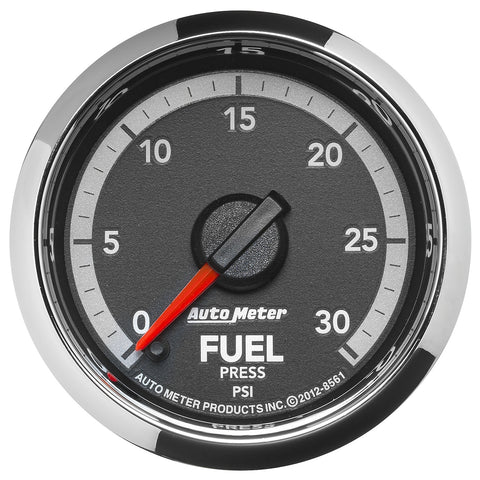 AutoMeter 8561 Factory Match 52.4mm Full Sweep Electronic 0-30 PSI Fuel Pressure Gauge Dodge 4th Gen