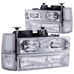 ANZO 111167 2008-2010 Ford F-250 Projector Headlights w/ Halo Chrome (CCFL)