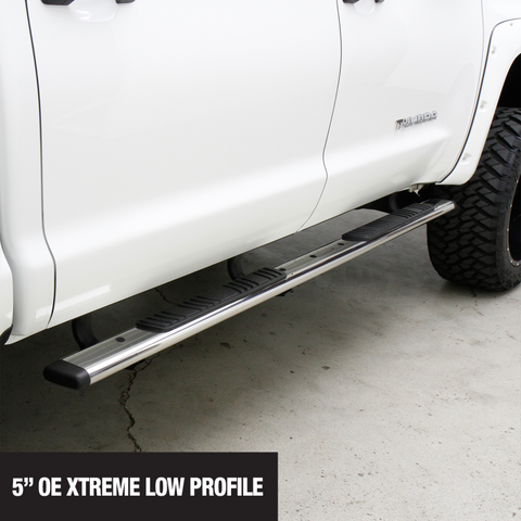 Go Rhino 650052PS 5in OE Xtreme Low Profile SideSteps - SS - 52in