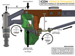 ICON 95120 10-14 Ford Raptor Rear Hyd Bump Stop Kit