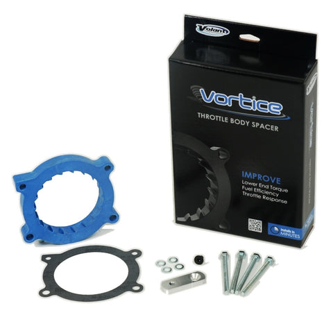 Volant 725253 Throttle Body Spacer 1 Inch Chevy/GM SUV 07-14 Blue Volant
