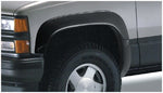 Bushwacker 40013-01 88-99 Chevy C1500 Extend-A-Fender Style Flares 2pc Covers OEM Flare Holes - Black